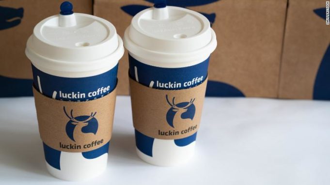 Luckin Coffee surges nearly 50% in Wall Street debut
